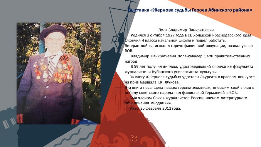 «Жернова судьбы Героев Абинского района»